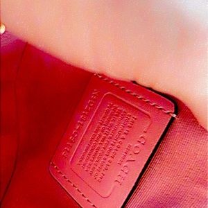 I am selling my coach bag. It is pink and red. Its a great Valentine’s Day gift.